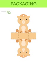 çocuklar için hazır hayvan model maketi şablonu, paper craft model animals